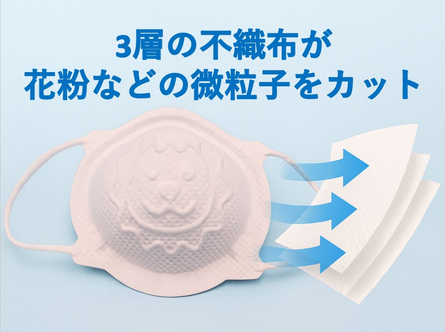 息ラク×ゆるかわ】 2∼4歳 お子様用マスク made in JAPAN - CAMPFIRE