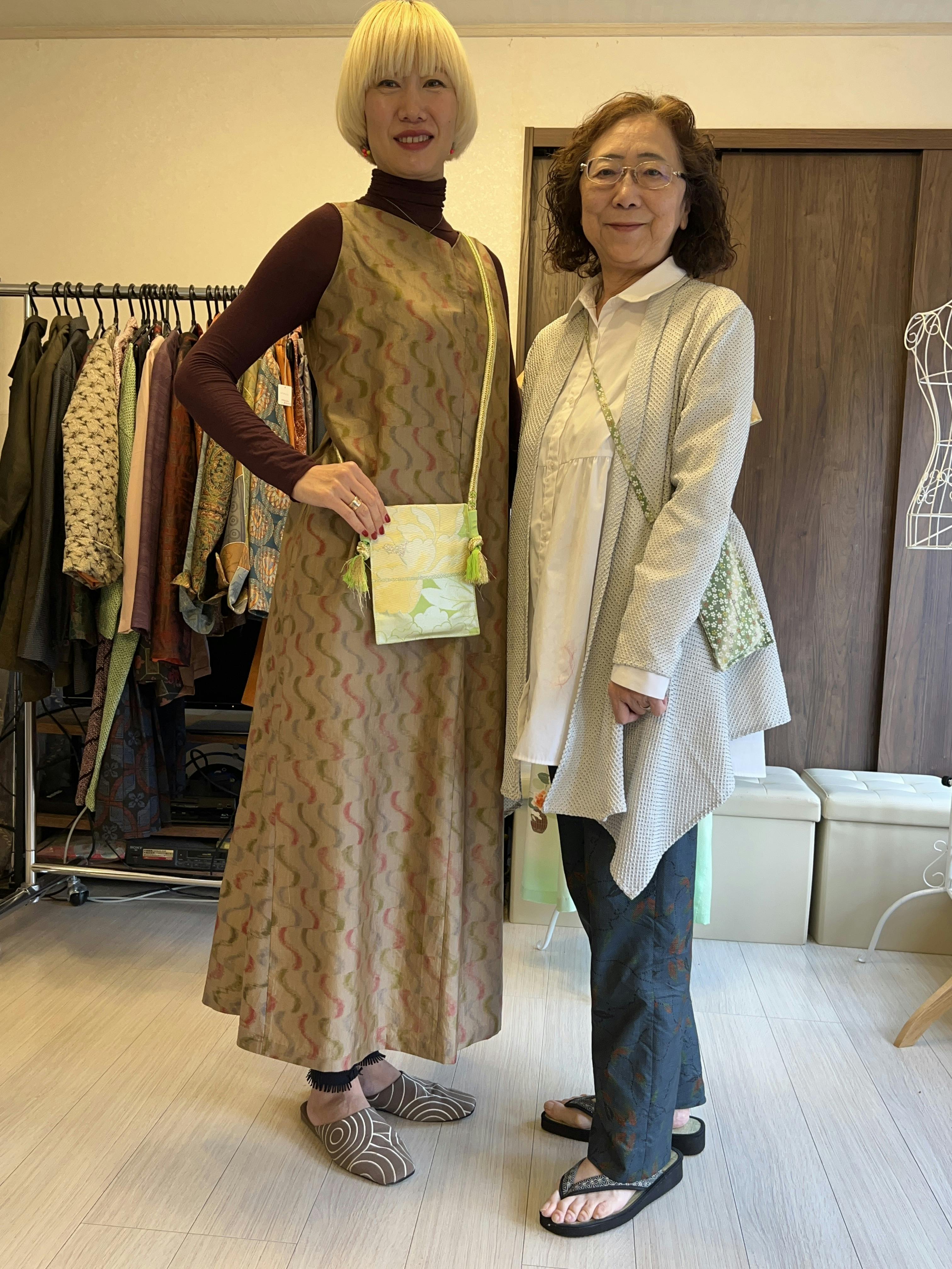 生徒さんと作品発表写真