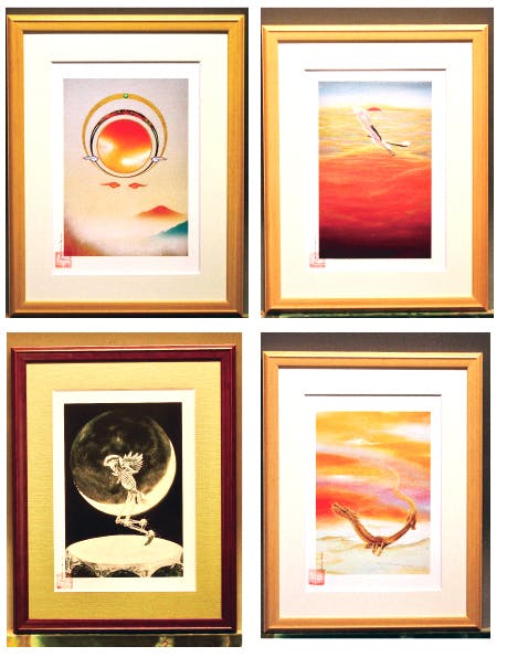 自然賛歌と宇宙的神秘性に満ちた画家伊藤清泉氏40周年記念作品集を