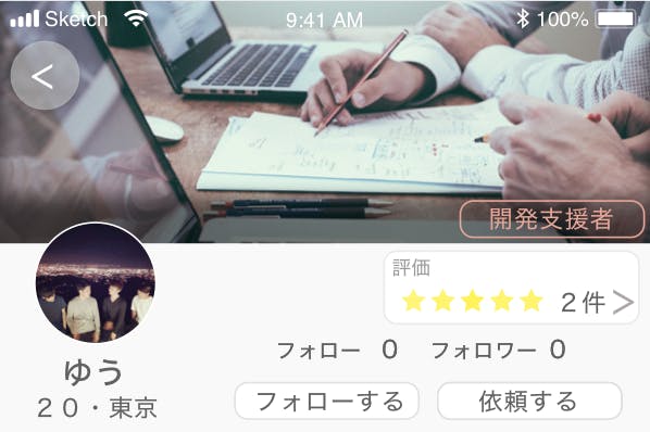リターン画像