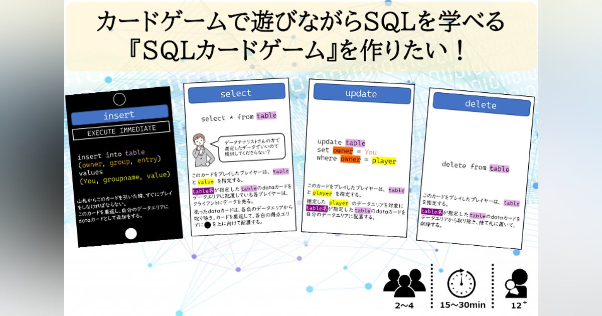 SQLカードゲーム - CAMPFIRE (キャンプファイヤー)