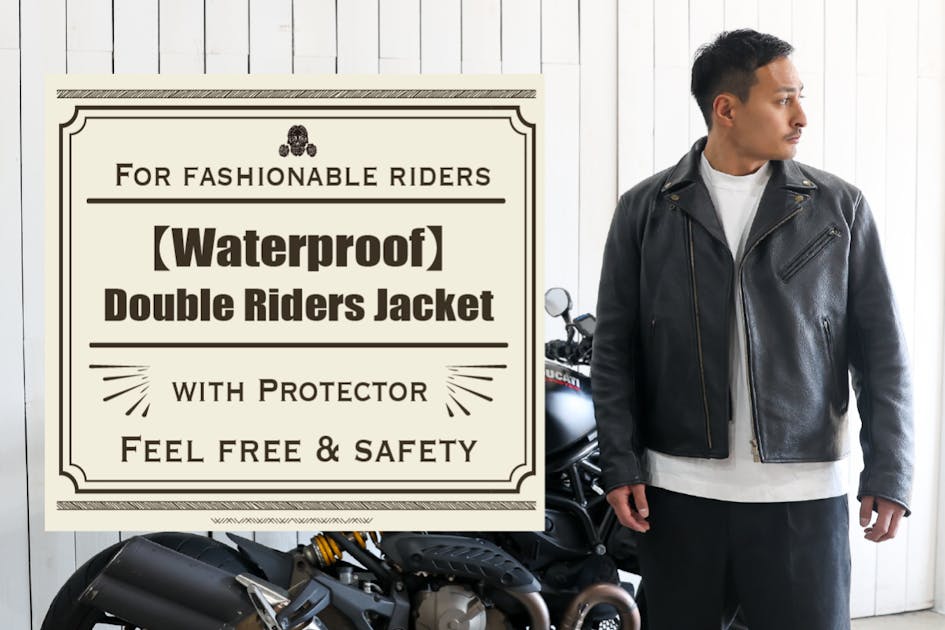 極希少/美品 BIKERS カウレザー プロテクター付ダブルライダースジャケット 極美品・希少✨ HEAVY FOR BIKERS ダブルライダースジャケット M
