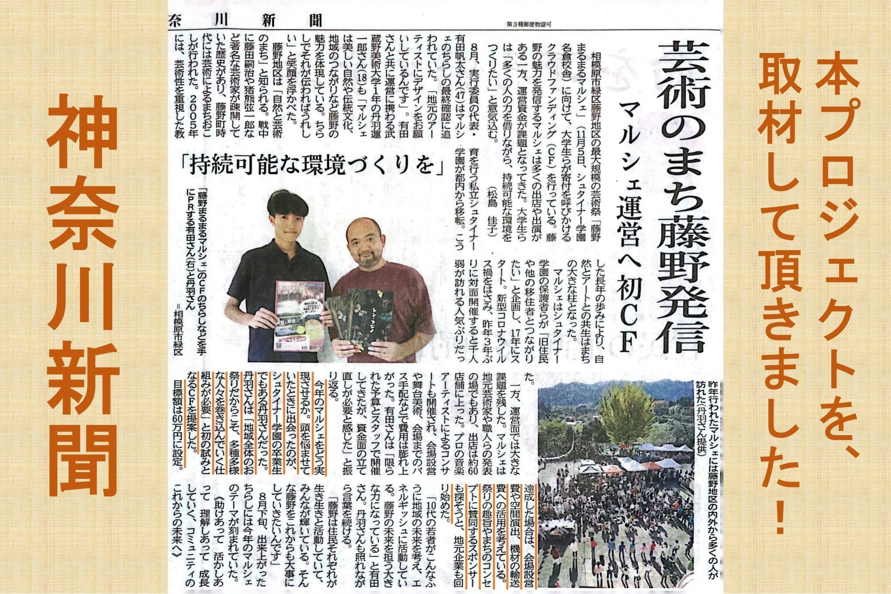 クラウドファンディングの宣伝専用チラシが完成しました クラウドファンディングの宣伝専用チラシが完成しました