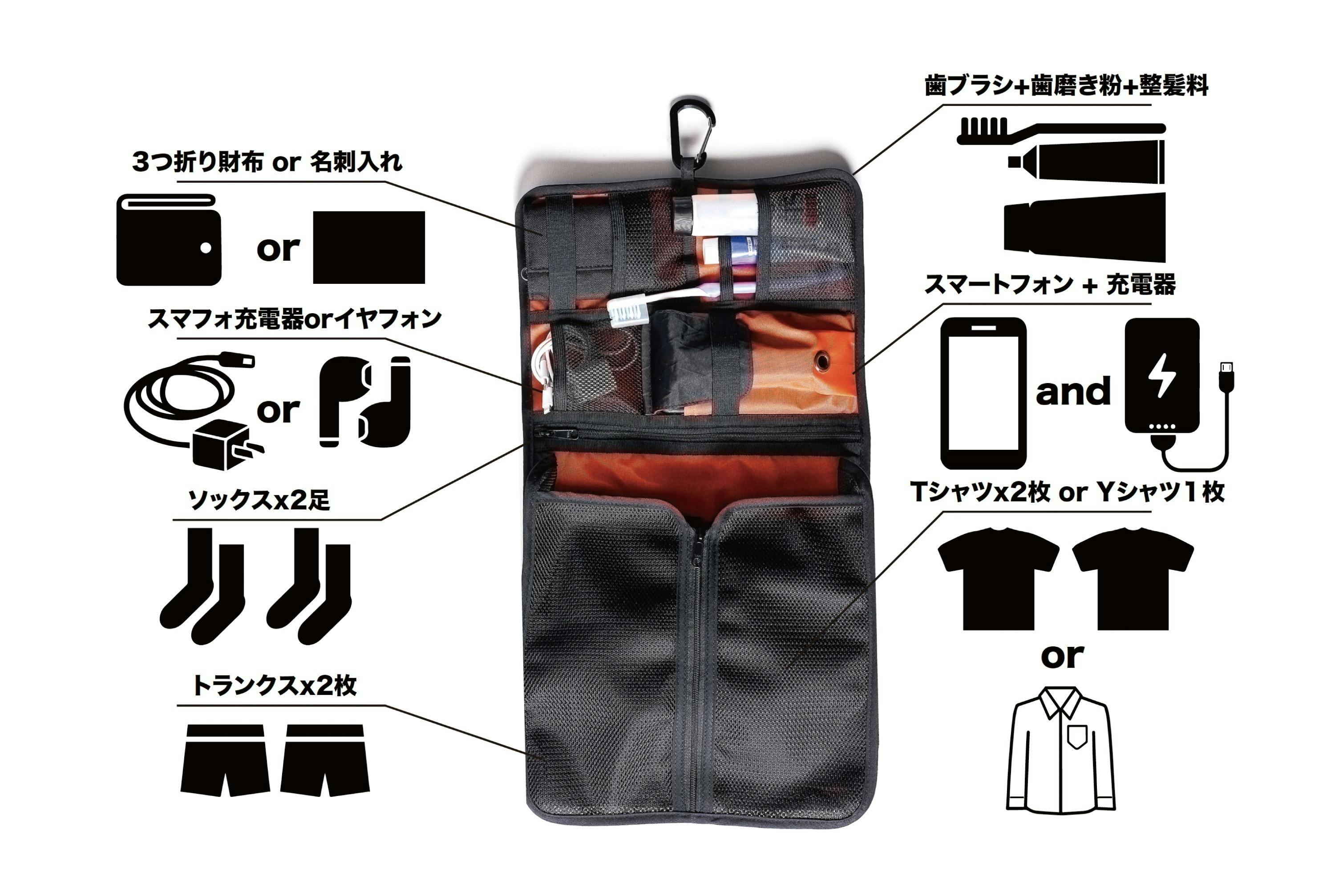 旅先でも過ごしやすく、X-pac素材でアウトドアにも!「収納棚になる 旅先でも過ごしやすく、X-pac素材でアウトドアにも!「収納棚になる