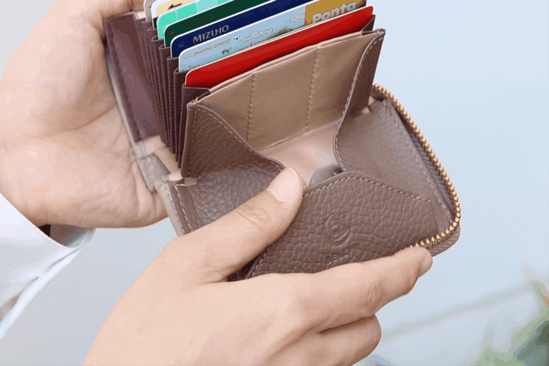 お札が折れない構造でサッと使い易いL字ファスナーミニ財布 SATTO L お札が折れない構造でサッと使い易いL字ファスナーミニ財布 SATTO L