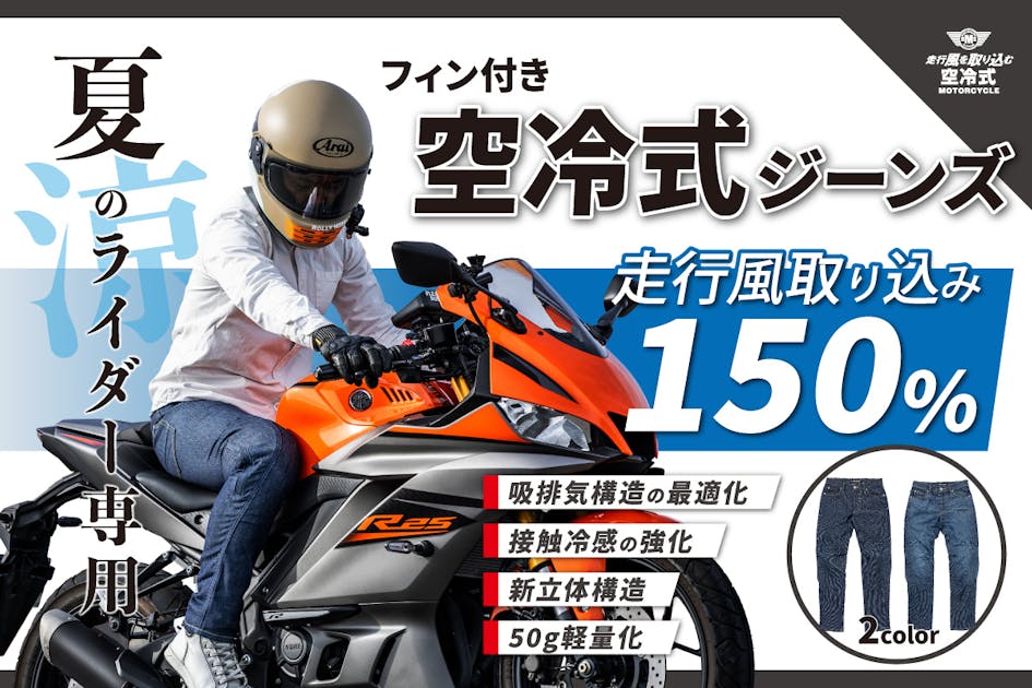 第3期先行予約：夏のライダーを救う！走行風を取り込む【フィン付き