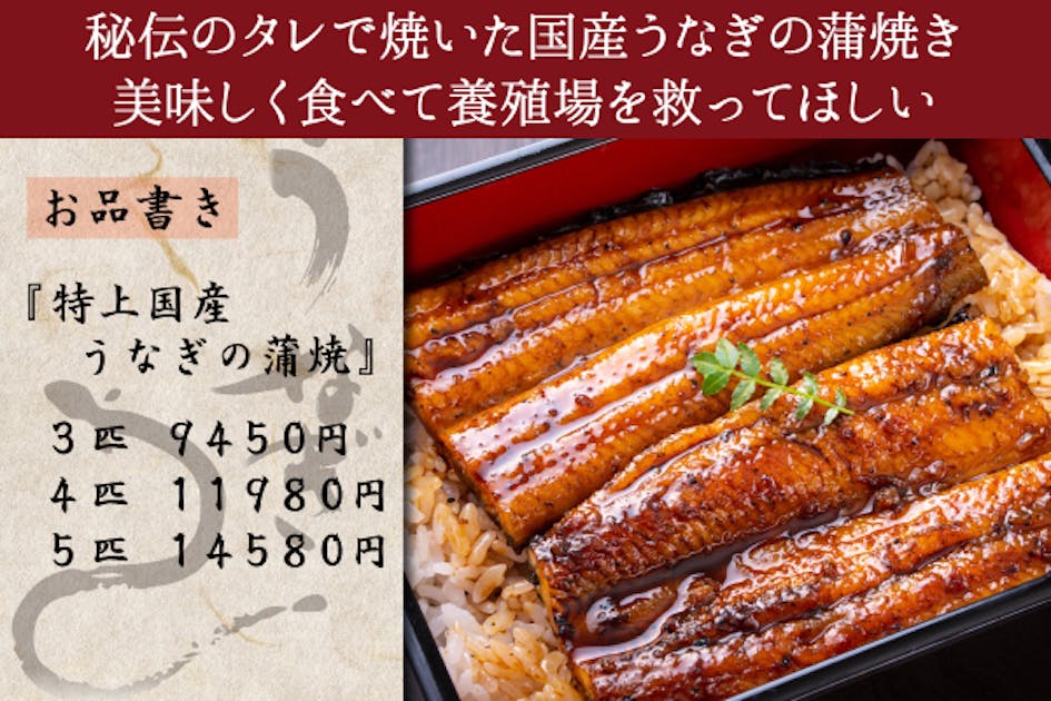 創業40年！秘伝のたれで焼いた国産ウナギの蒲焼きを食べて養殖場を救ってほしい！ - CAMPFIRE (キャンプファイヤー)