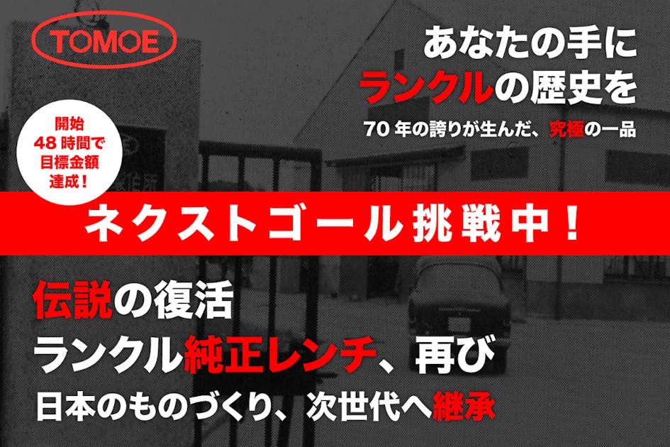 時を超えて、今も輝く。ランドクルーザー純正レンチ復刻