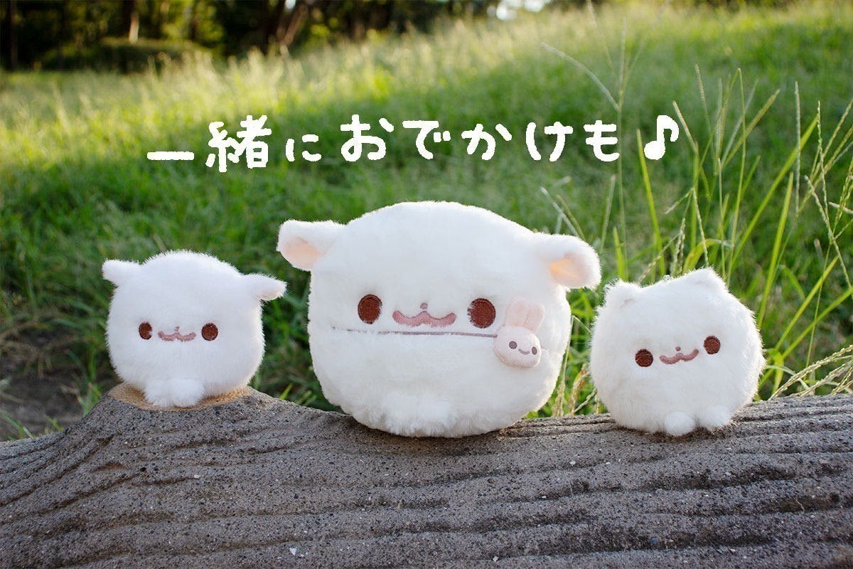 タグ付き未使用 ポメラニアンもち ぷりぬいマスコット しらたま ポメラニアンもち「しらたま」ぬいぐるみ化プロジェクト