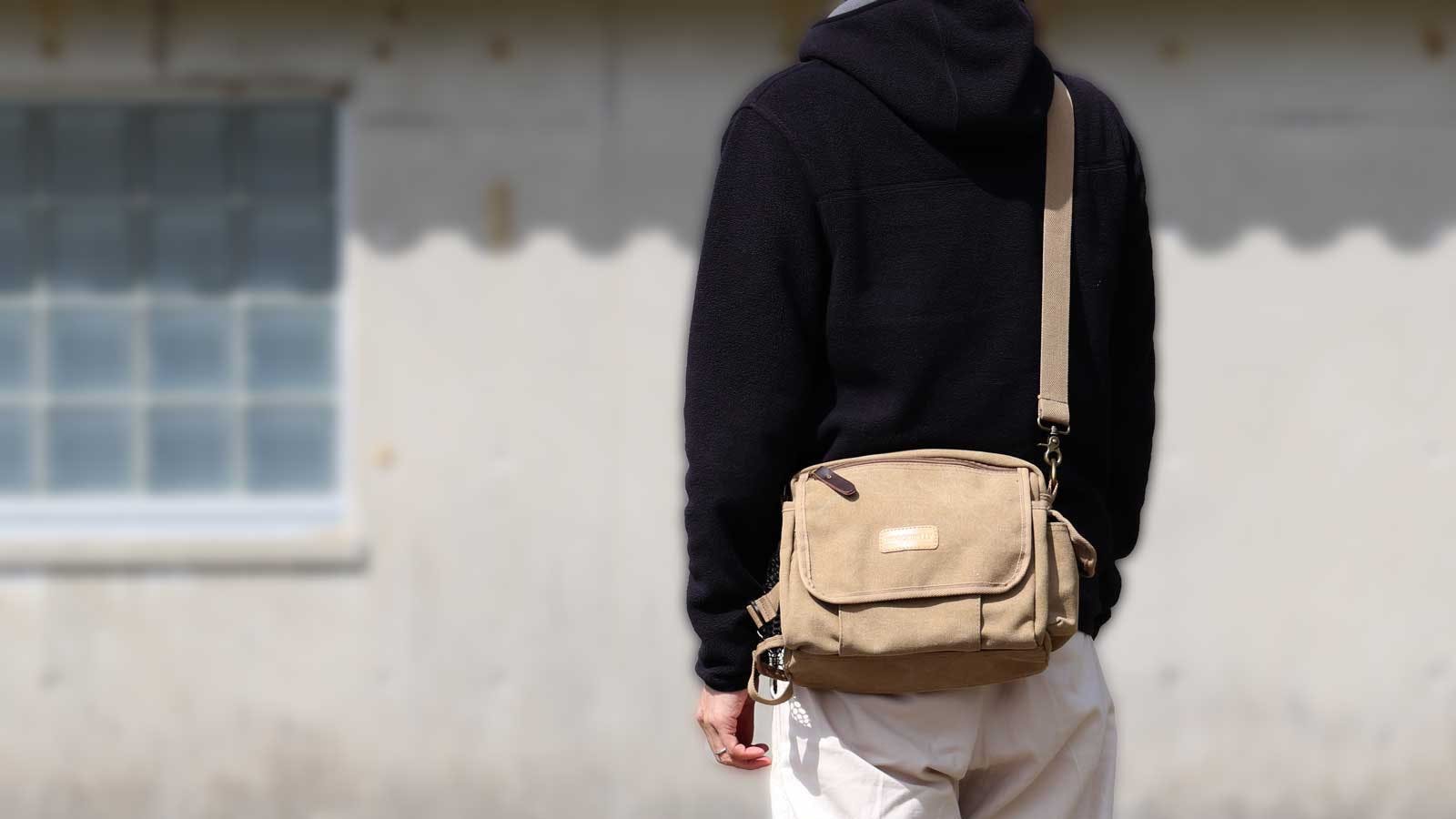 13ポケット分別収納で小物がスッキリ整頓!歩きやすい軽量帆布 13ポケット分別収納で小物がスッキリ整頓!歩きやすい軽量帆布