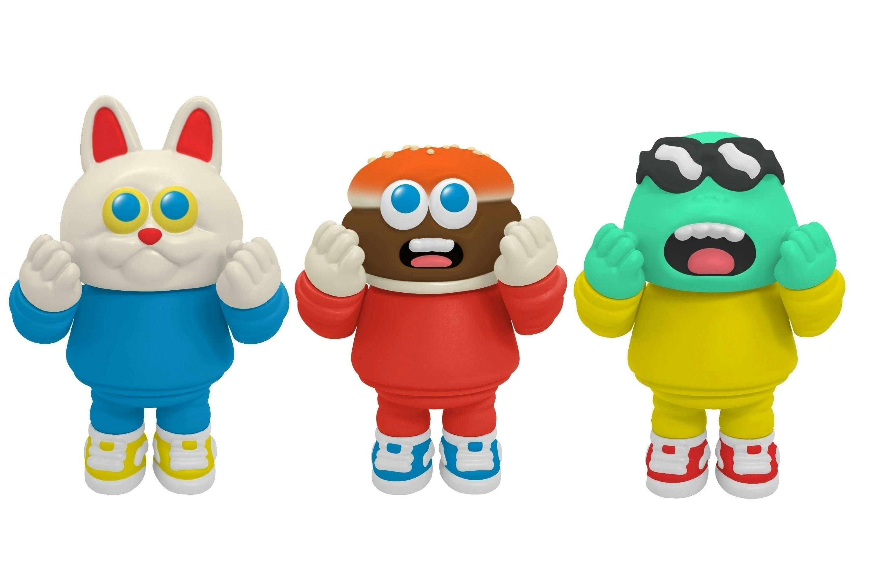 キングストイの新作ソフビシリーズ「FREAKY HEADS」を制作したい キングストイの新作ソフビシリーズ「FREAKY HEADS」を制作したい