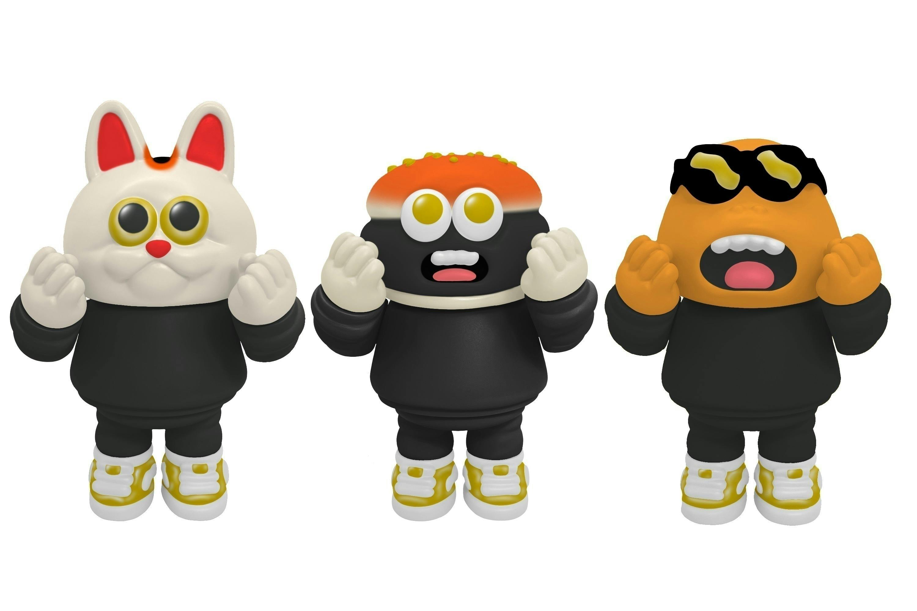 キングストイの新作ソフビシリーズ「FREAKY HEADS」を制作したい キングストイの新作ソフビシリーズ「FREAKY HEADS」を制作したい