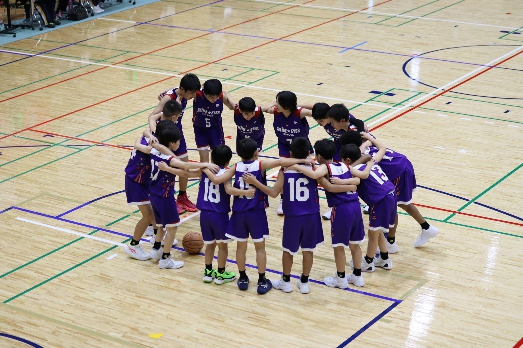 2025年ミニバスケットボール全国大会出場 福岡県代表SHINE☆EYES