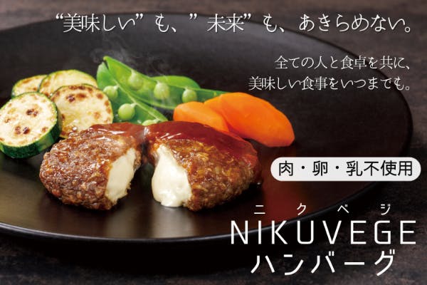 とにかく『美味しさ』にこだわった、お肉ではない、新しいハンバーグを