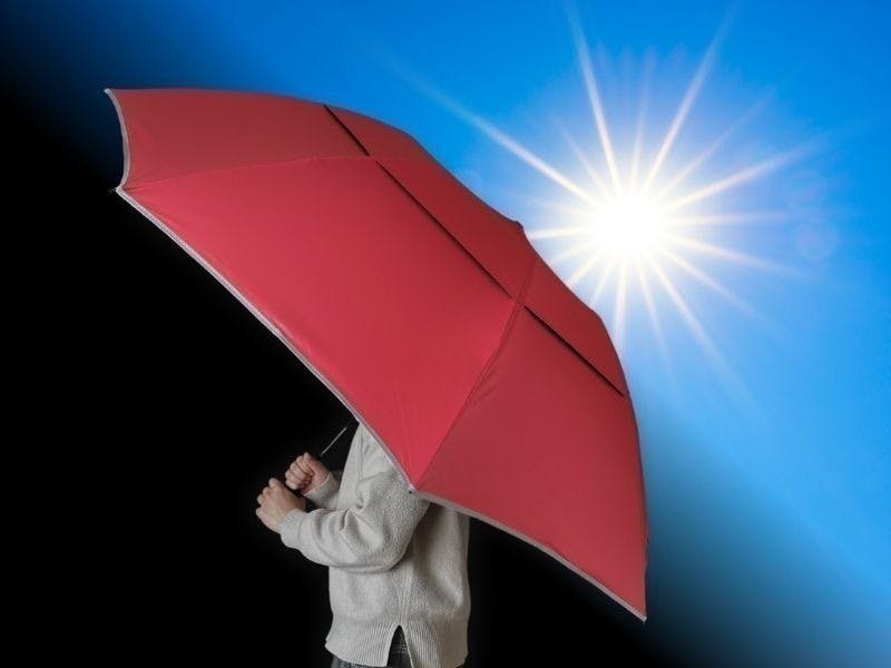 3秒乗車」で濡れるスキを与えない。雨x暑さx強風に対応した傘で通勤が