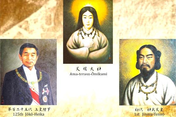 ☆天皇家の掛軸2点 歴代天皇の御本☆ 2685年の