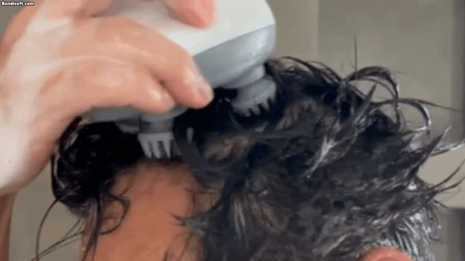 頭皮の血行促進で抜け毛予防【寄せて上げて動かす】電動マッサージャー 頭皮の血行促進で抜け毛予防【寄せて上げて動かす】電動マッサージャー