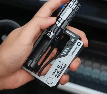 世界初ハンドル一体型：PH70 ハンドル型バッテリー＋充電器 Amazon.co.jp: AKEEYO バイク USB 電源 充電器 急速 双方向充電