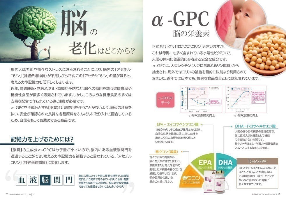 最近ちょっと…と感じたら、今日から始める脳習慣。脳覚 α-GPC