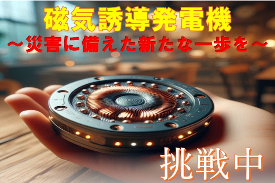 革新的！磁気誘導発電機】～災害に備えた新たな一歩を～ - CAMPFIRE