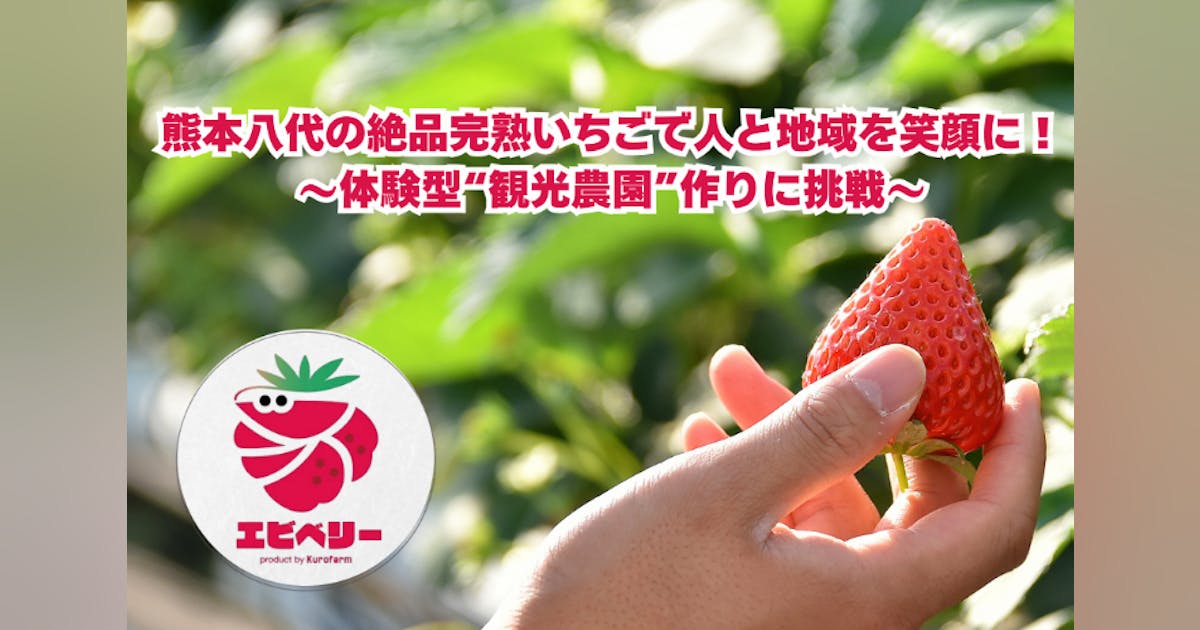 熊本八代の絶品完熟いちごで人と地域を笑顔に - CAMPFIRE (キャンプ 熊本八代の絶品完熟いちごで人と地域を笑顔に - CAMPFIRE (キャンプ