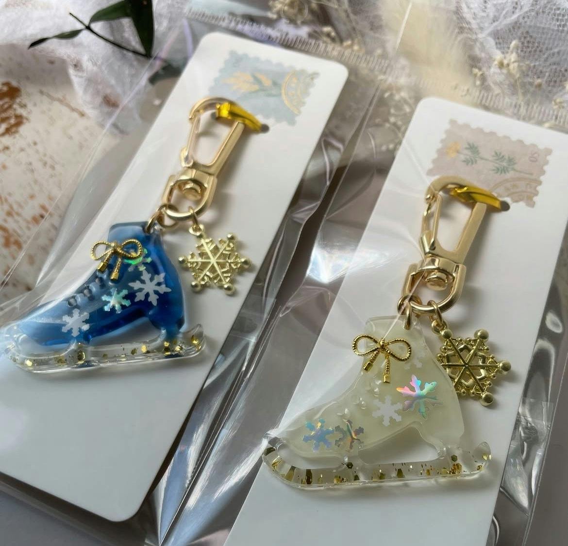 フィギュアスケートを支援！mintlatteのスケート靴チャーム