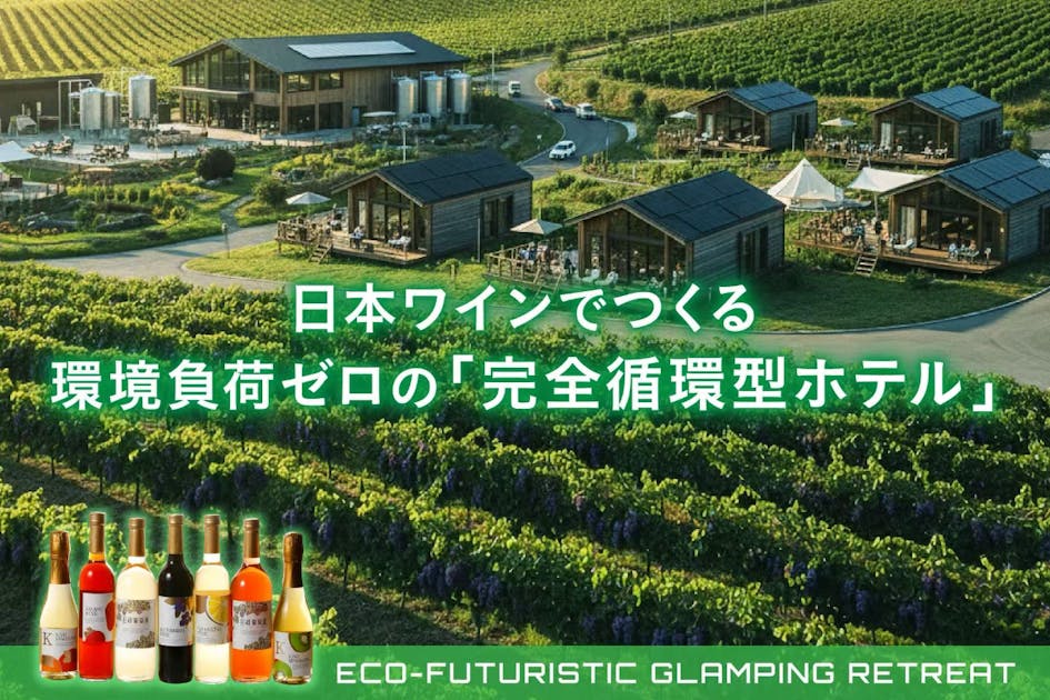 50年の歴史が挑む】巨峰ワイナリー発・地球循環型ホテル立ち上げ