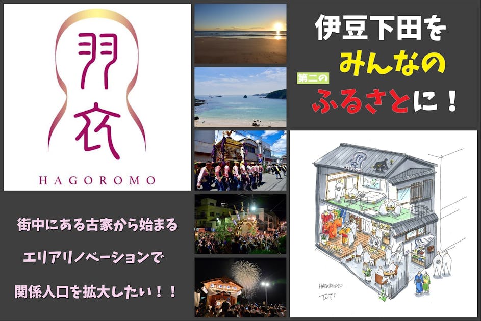 伊豆下田の空き家を改修し、地元の人と 来訪者が交流できるスペースを創りたい！