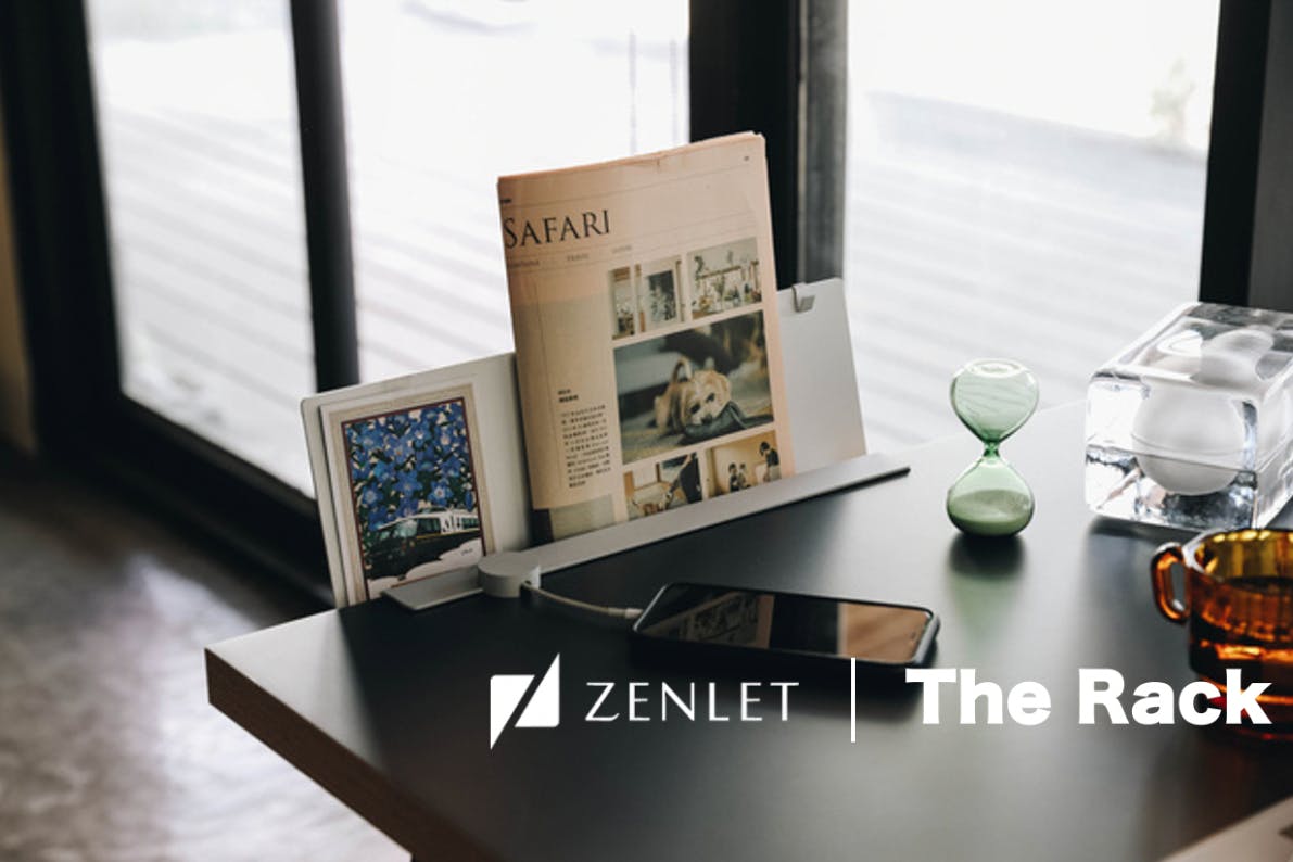 見せる事にこだわった新しい形のデスク収納「ZENLET The Rack 見せる事にこだわった新しい形のデスク収納「ZENLET The Rack