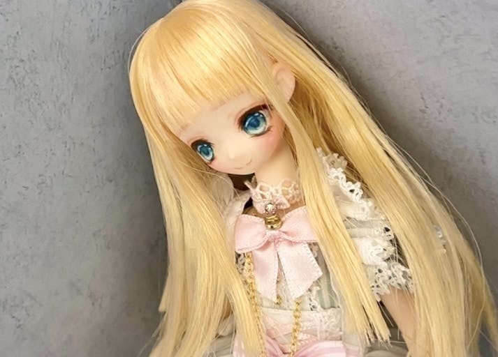 ラスト　カスタムドール好きな方に 手作りドール セリアのドールヘッド・ボディ(大)でオリジナルドールの作り方