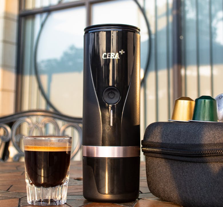場所を選ばない。どこでもエスプレッソcoffeeをCERA ＋驚異の20気圧
