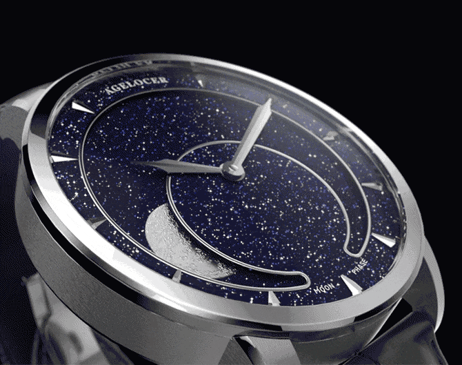 国際デザインアワード受賞モデルの後継機。月の満ち欠けを堪能できる 国際デザインアワード受賞モデルの後継機。月の満ち欠けを堪能できる