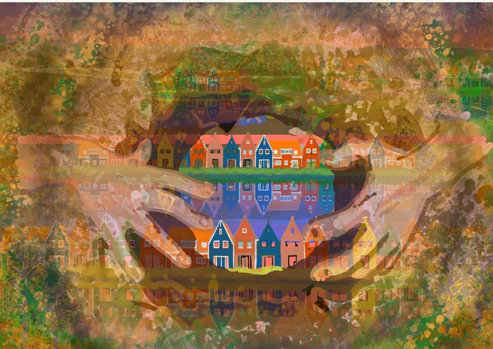 RI304オリジナル絵画被災地支援 RI304オリジナル絵画被災地支援 RI304オリジナル絵画被災地支援