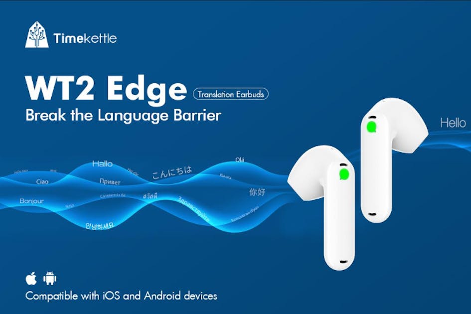 第2弾】同時翻訳で自然な会話が実現！イヤホン型翻訳機「WT2 Edge