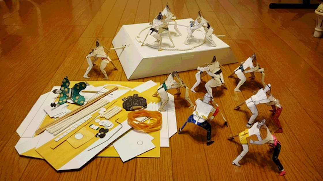 進化したリアルな紙相撲を多くの方に！準備万端、制作費を宜しくお願い